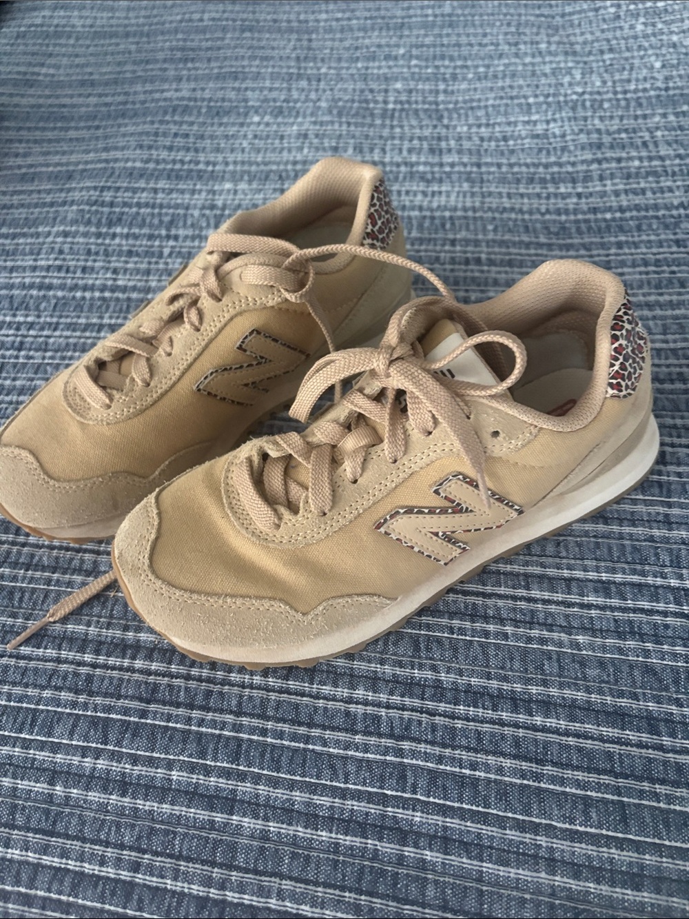 New Balance Women's Tan Low-Top Athletic Sneakers